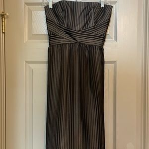 Black strapless cocktail dress EUC!